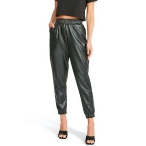 BB Dakota Faux Leather Joggers